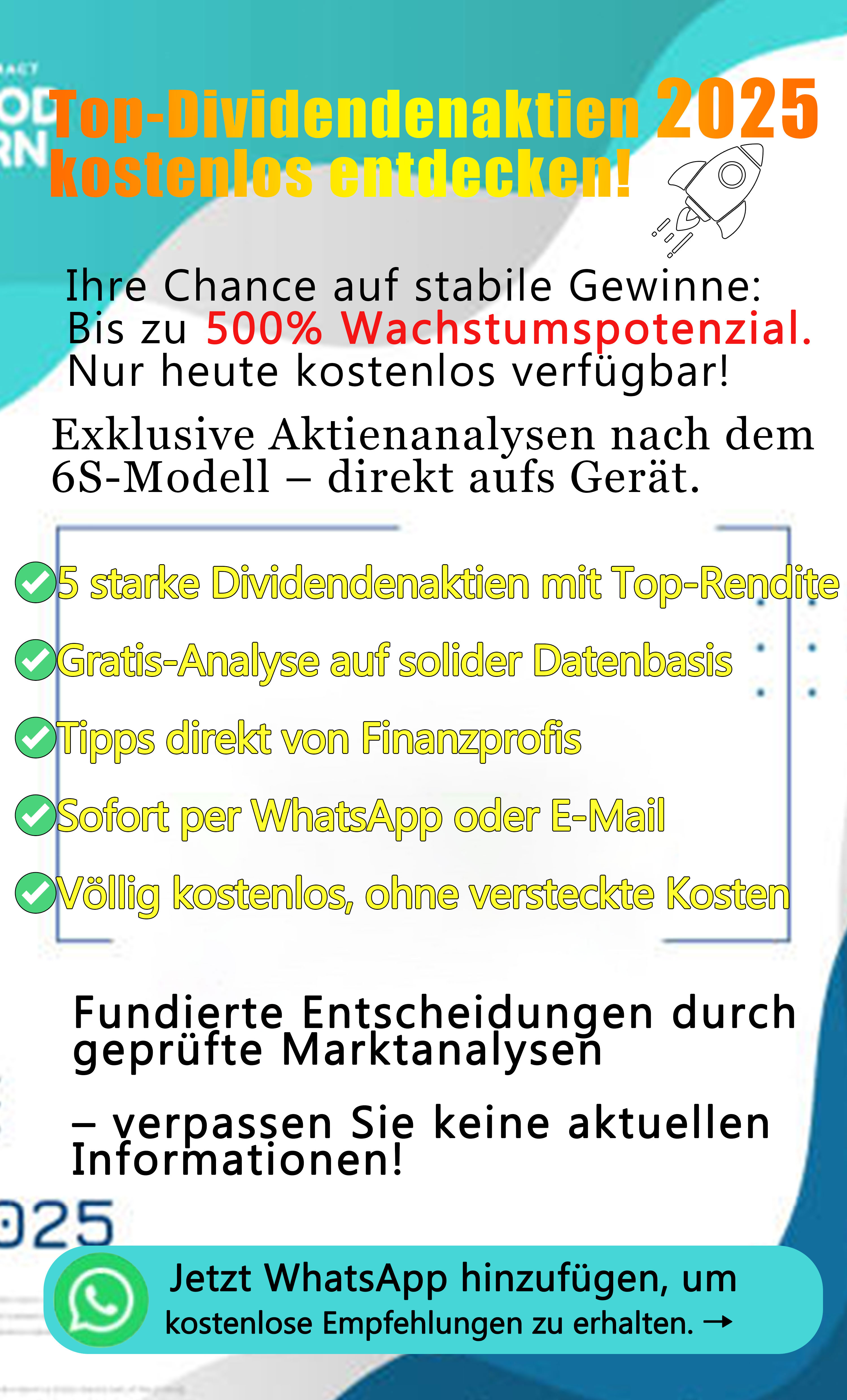 Finanzberatung per WhatsApp starten